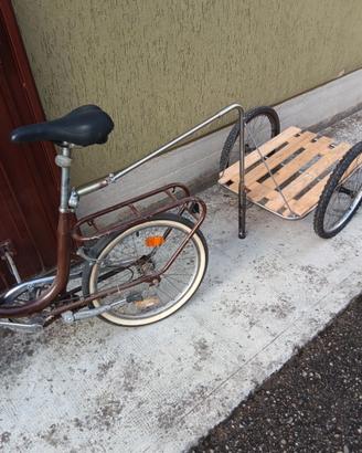 Carrellino appendice bici,