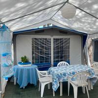 Roulotte accessoriata per uso stagionale