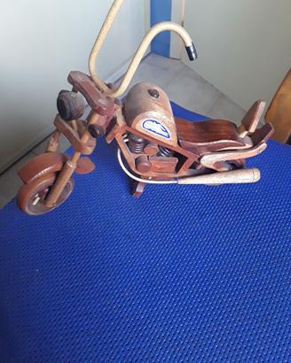 Modellino di legno Harley Davidson 