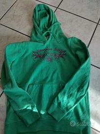 felpa ragazza taglia s Verde scorpion bay