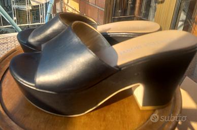 sabot in pelle Cristina Monti 