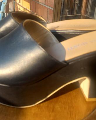 sabot in pelle Cristina Monti 