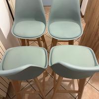 Sgabelli verde acqua