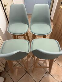 Sgabelli verde acqua