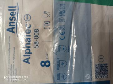 guanti protezione chimica alphatec