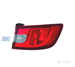 FANALE DX PER RENAULT CLIO IV 12-16 BIANCO ROSSO