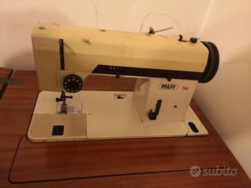 Macchina da cucire profess. PFAFF 284 con mobile