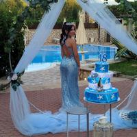 torta finta tema mare