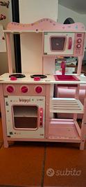 cucina giocattolo in legno 
