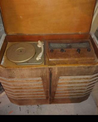 radio giradischi vintage