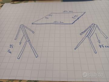 tavoli per fiere o mercatini