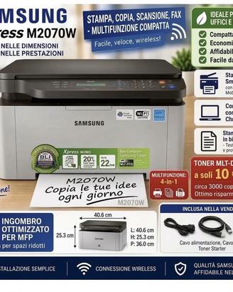Stampante Wi-Fi m2070w samsung