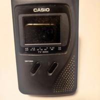 Televisore portatile LCD a colori vintage Casio