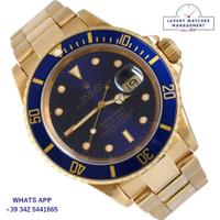 Rolex Submariner Date 16618 blue tritium dial 1998