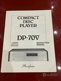 manuale istruzioni Accuphase DP70