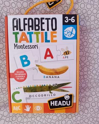 Headu Montessori - Alfabeto Tattile