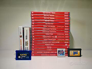 Lotto di giochi Nintendo Switch 3DS e Gameboy 