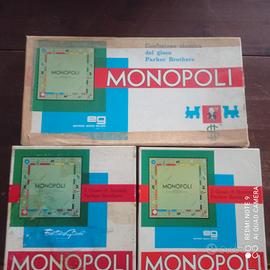 Lotto Monopoli editrice giochi anni 70 vintage 