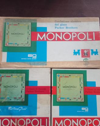 Lotto Monopoli editrice giochi anni 70 vintage 
