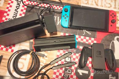 Nintendo switch+accessori+giochi