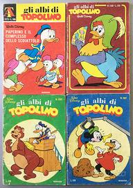 Gli albi di TOPOLINO. Lotto 4 copie Anni 1975-1979