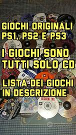 Giochi Originali (SOLO CD) per PS1, PS2 e PS3