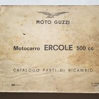 Moto Guzzi ERCOLE 500 1964 catalogo ricambi epoca