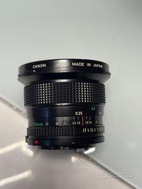 Canon fd 20 mm f 2.8