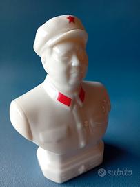 Busto statuina di Mao Zedong in porcellana