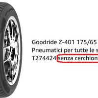 x4 gomme auto 175/65 r14 82T
