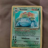Pokemon Carta  VENUSAUR HOLO SET BASE