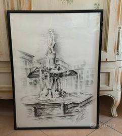 Quadro matita su cartone