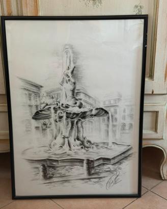 Quadro matita su cartone