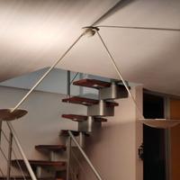 Lampada da soffitto a 2 luci e bracci orientabili