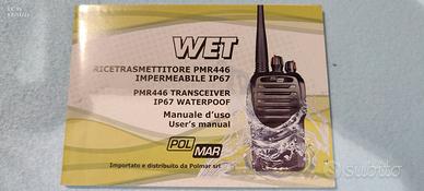 Ricetrasmittente Polmar WET PMR 446, e auricolari