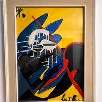 Opera firmata Franco Gentilini con cornice