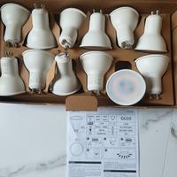 Lampada GU10 3.5w 3000k 12pezzi 