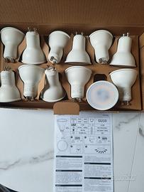 Lampada GU10 3.5w 3000k 12pezzi 