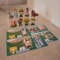 Lotto sorpresine kinder shrek serie non completa