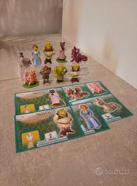 Lotto sorpresine kinder shrek serie non completa