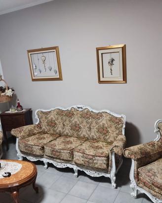 salotto coordinato 3+1+1 shabby chic