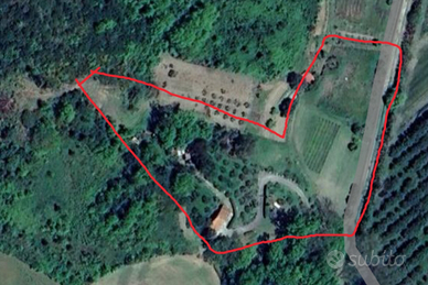 V terreno di 11000mq con casa