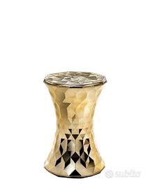 TAVOLINO/ SGABELLO KARTELL STONE ORO/CROMATO