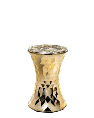 TAVOLINO/ SGABELLO KARTELL STONE ORO/CROMATO