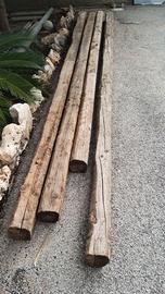 Quattro travi legno lunghezza 4.50