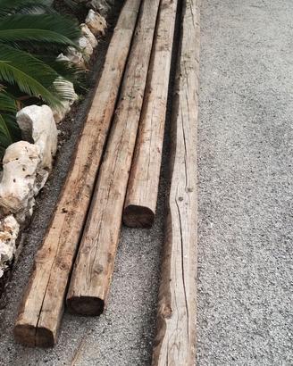 Quattro travi legno lunghezza 4.50