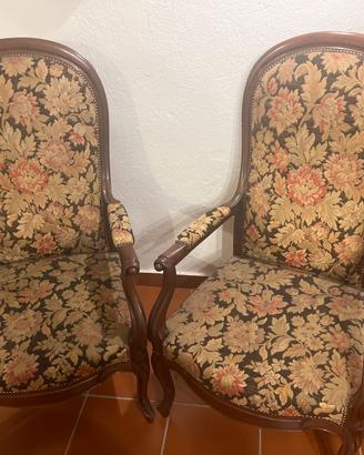 Set di 2 poltrone in legno