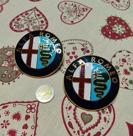 Alfaromeo Logo Stemma NUOVI (2pz)  (1982 - 2015)