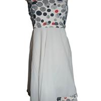 abito a pois vintage in cotone