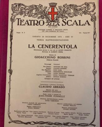 Locandine Teatro alla Scala Claudio Abbado